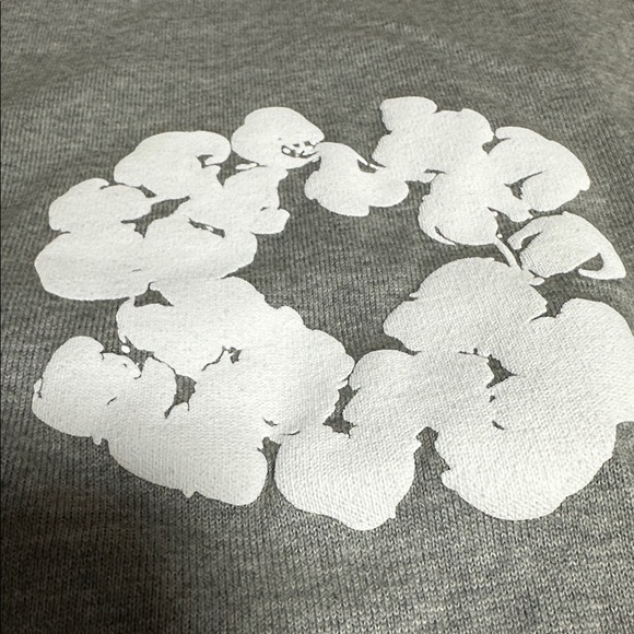 Denim Tears Cotton Wreath LS Tee Grey FW24 Size L NWT - Picture 6 of 6